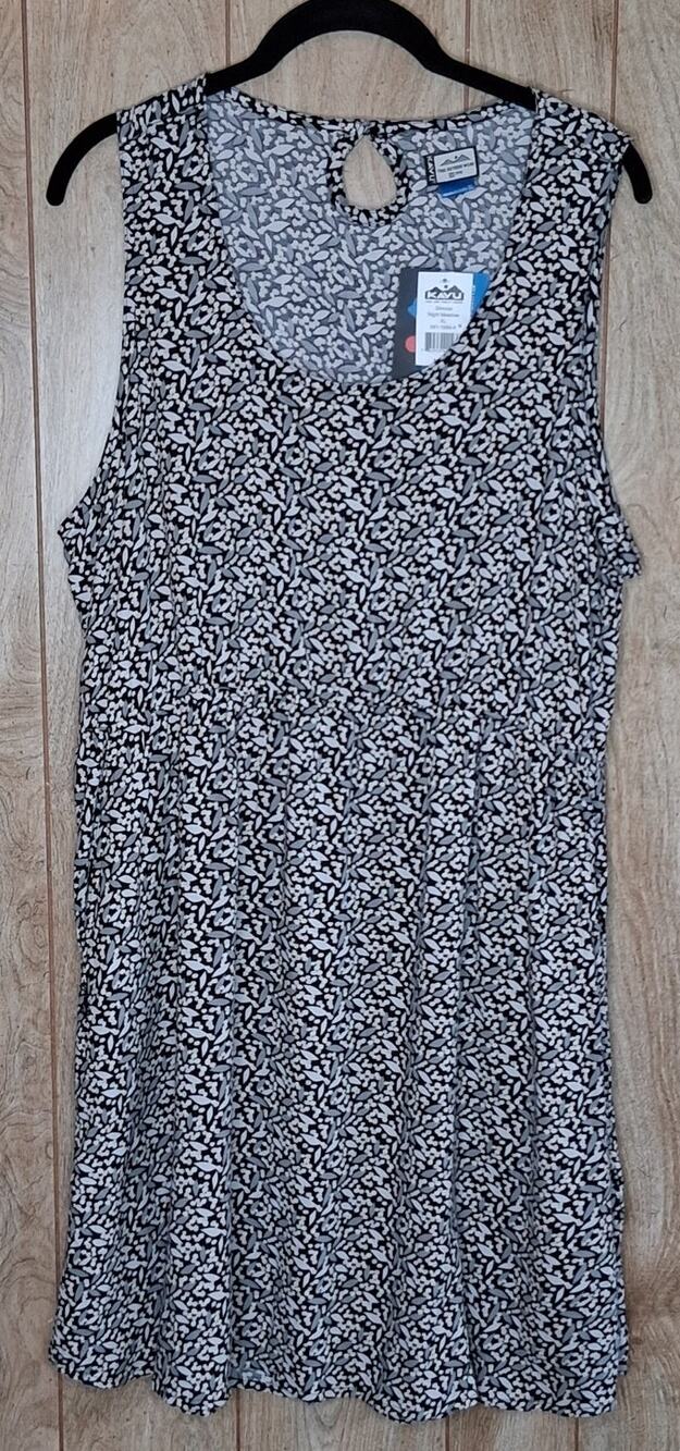 Ladies Kavu Simone Night Meadow Sleeveless Dress NWT Size XL